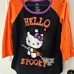 Hello Kitty Halloween Women’s Raglan Tee